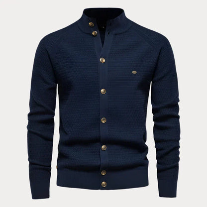 Heren Pullover met Knopfleiste – Comfortabele Trui voor Casual en Formele Gelegenheden
