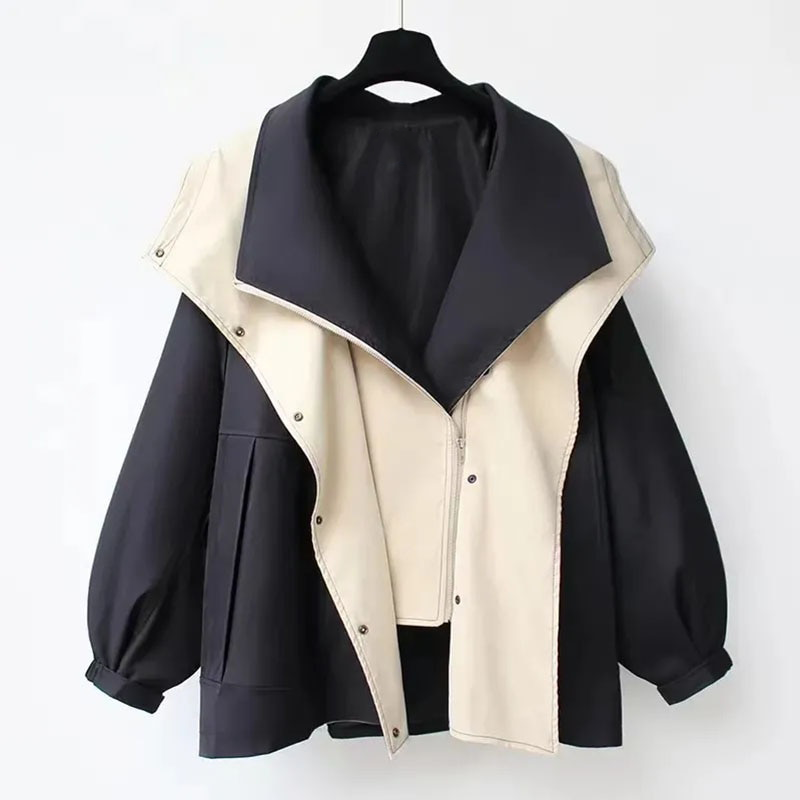Trenchcoat dames – Elegante lange jas van hoogwaardige stof voor herfst en winter
