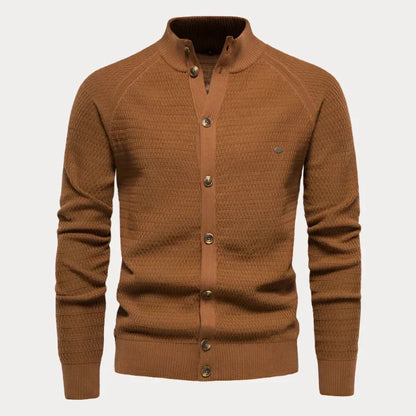 Heren Pullover met Knopfleiste – Comfortabele Trui voor Casual en Formele Gelegenheden