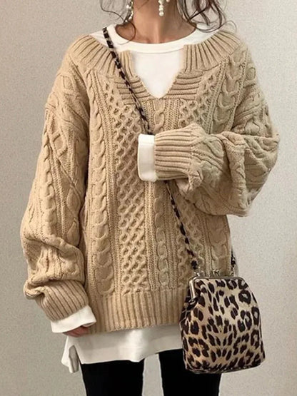 Damestrui met halfopen kraag – Elegante trui voor dames, comfortabele en stijlvolle outfit