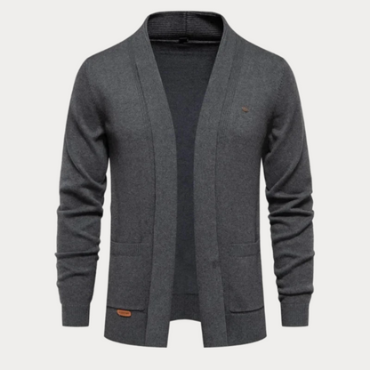 Heren Vest Open Voorkant – Stijlvol Gebreid Vest voor Casual en Formele Gelegenheden