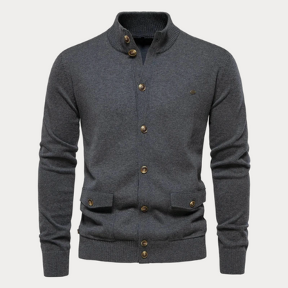 Heren Vest met Knoop – Stijlvol en Comfortabel Gebreid Vest voor Casual en Formele Gelegenheden