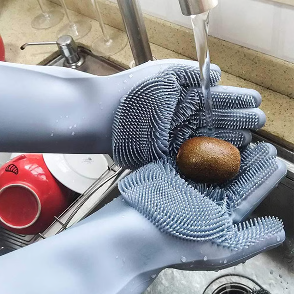 Siliconen Afwas Handschoenen Herbruikbaar Schoonmaak Handschoenen