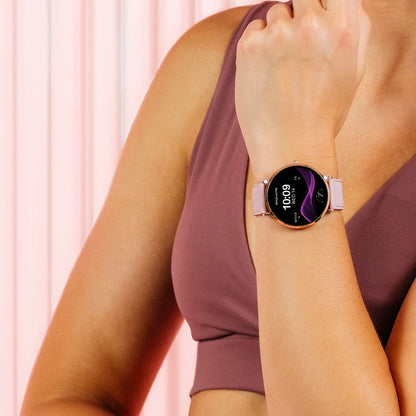 Slimme Horloge AMOLED Scherm Fitness Tracker Hartslagmeter