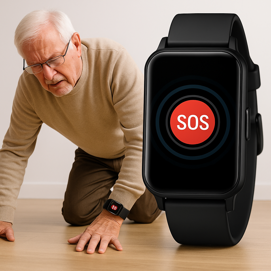 Slimme Horloge GPS Tracker SOS Alarm
