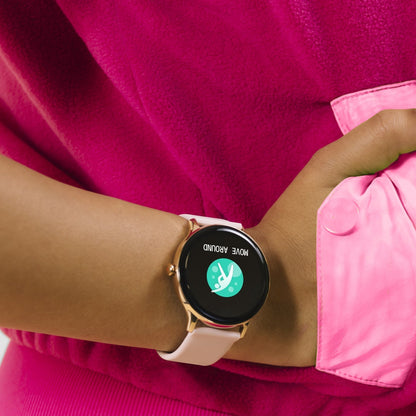 Slimme Horloge Ronde Display Siliconen Band Fitness