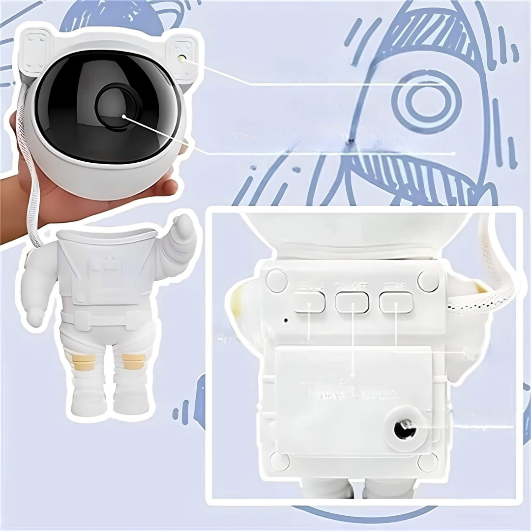 Sterrenprojector Nachtlamp Astronaut Galaxy
