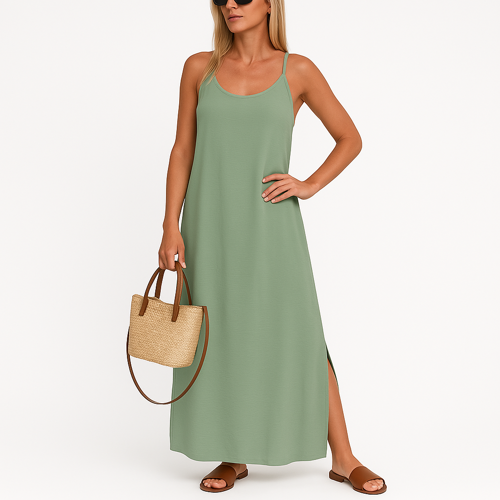 Strandjurk Dames – Losvallend Design met Spaghettibandjes van Polyester