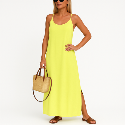 Strandjurk Dames – Losvallend Design met Spaghettibandjes van Polyester
