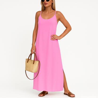 Strandjurk Dames – Losvallend Design met Spaghettibandjes van Polyester