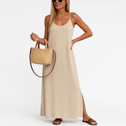 Strandjurk Dames – Losvallend Design met Spaghettibandjes van Polyester