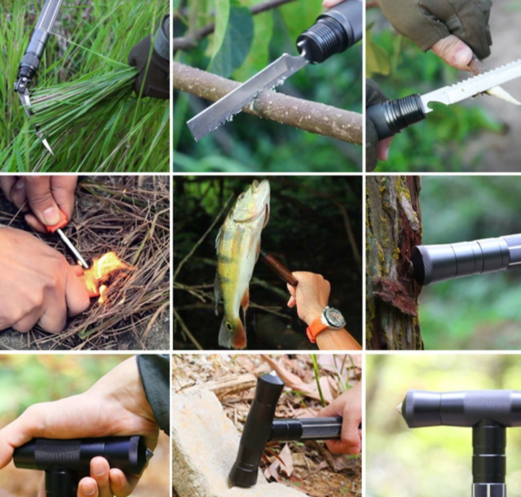 Survival Wandelingstok Multifunctioneel
