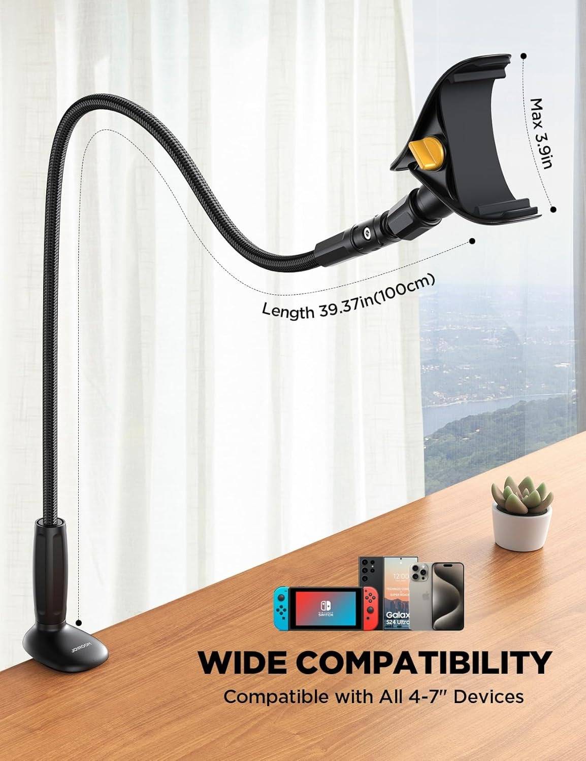 Telefoonhouder Bed Klemhouder Smartphone Houder Bedsteun
