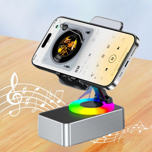 Telefoonstandaard met Bluetooth Speaker 4-in-1