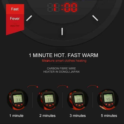 Lichaamswarmer Verwarmd Verstelbare Temperatuur Unisex