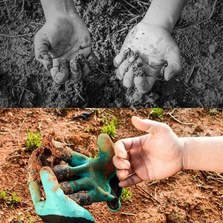 Tuinhandschoenen met Klauwen voor Graven