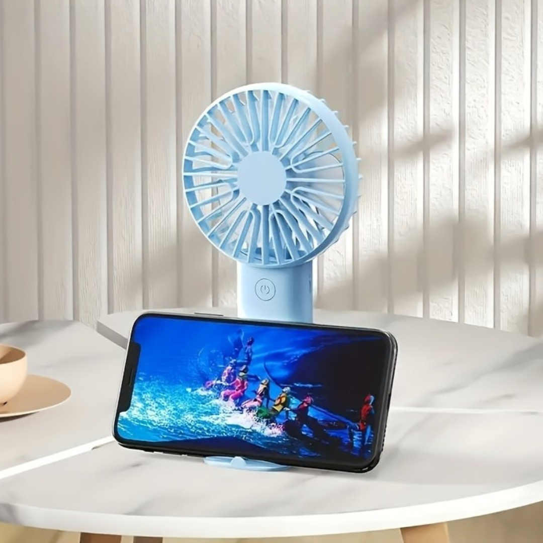 USB Mini Tafelventilator met Houder Draagbaar