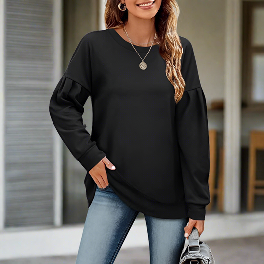 Sweatshirt Dames – Elegante en comfortabele trui van katoen voor casual stijl