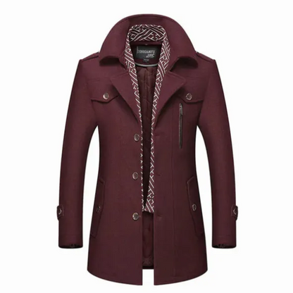 Trenchcoat heren – Stijlvolle trenchcoat met schalkraag voor elke gelegenheid