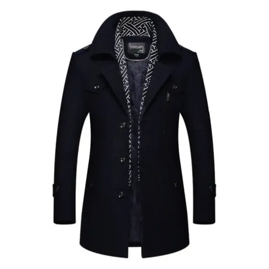 Trenchcoat heren – Stijlvolle trenchcoat met schalkraag voor elke gelegenheid