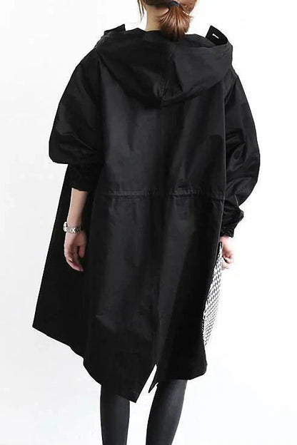 Trenchcoat Dames – Elegante Eengrijpige Trenchcoat van Katoen voor Herfst