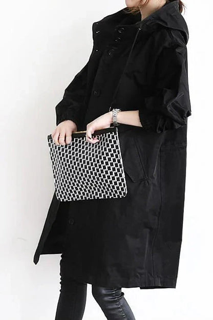 Trenchcoat Dames – Elegante Eengrijpige Trenchcoat van Katoen voor Herfst