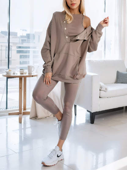 3-delig Dames Set – Elegante Outfit voor Feestelijke Gelegenheden