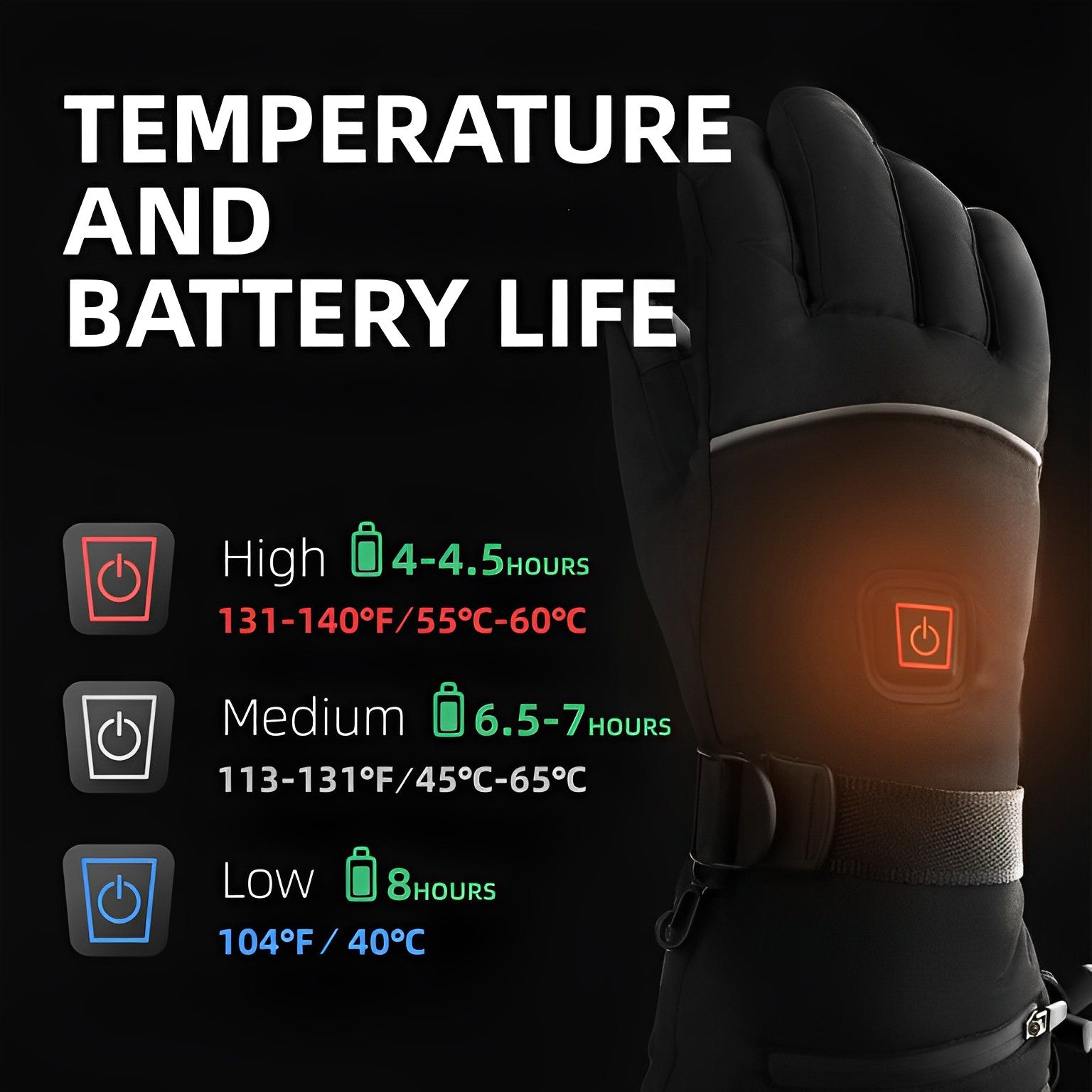 Verwarmde Handschoenen Elektrisch