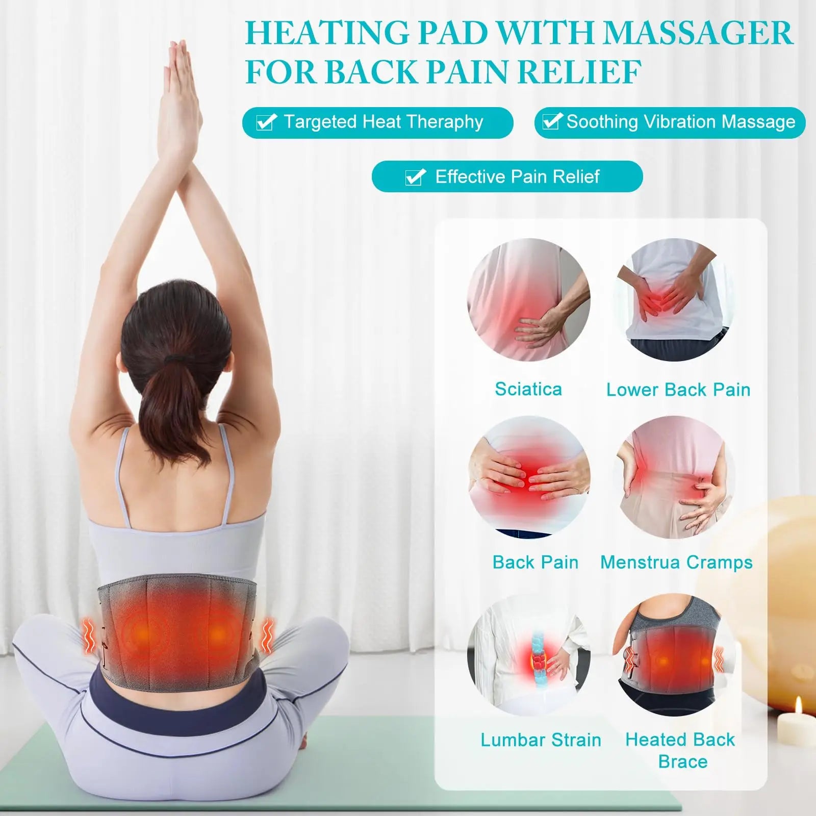 Verwarmingskussen en Rug Massager