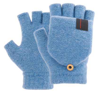 Vingerloze Gebreide Winterhandschoenen Verwarmd