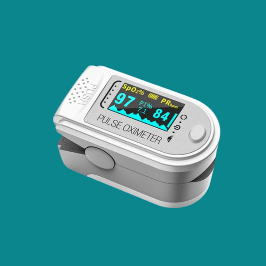 Vingerpulsoximeter met OLED-display voor bloedzuurstof en hartslag
