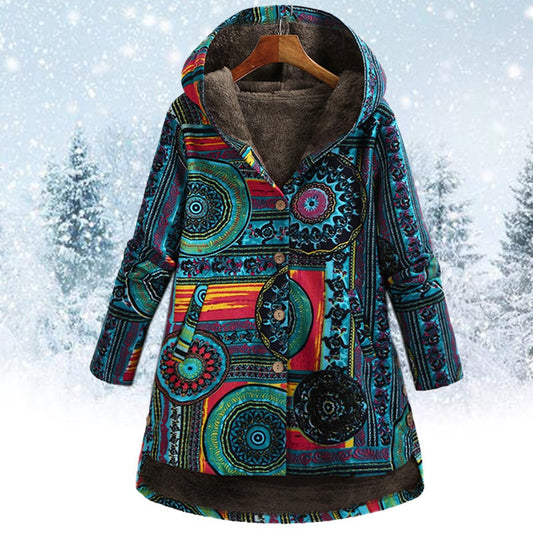 Dames Hoodie Boheemse Print – Comfortabele en Stijlvolle Hoodie voor Vrijetijdskleding