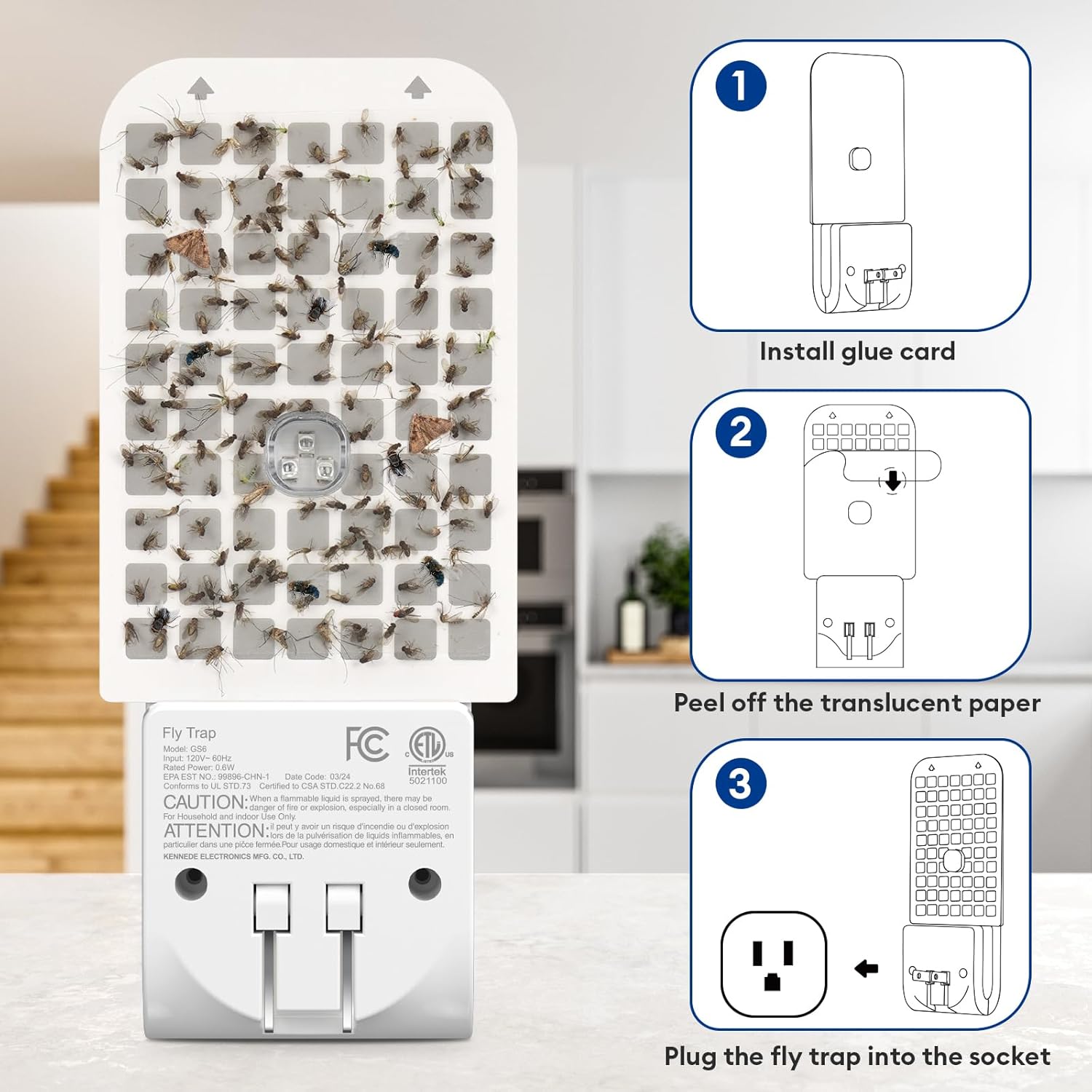 Vliegenval Binnen Insectenbestrijding 2-in-1