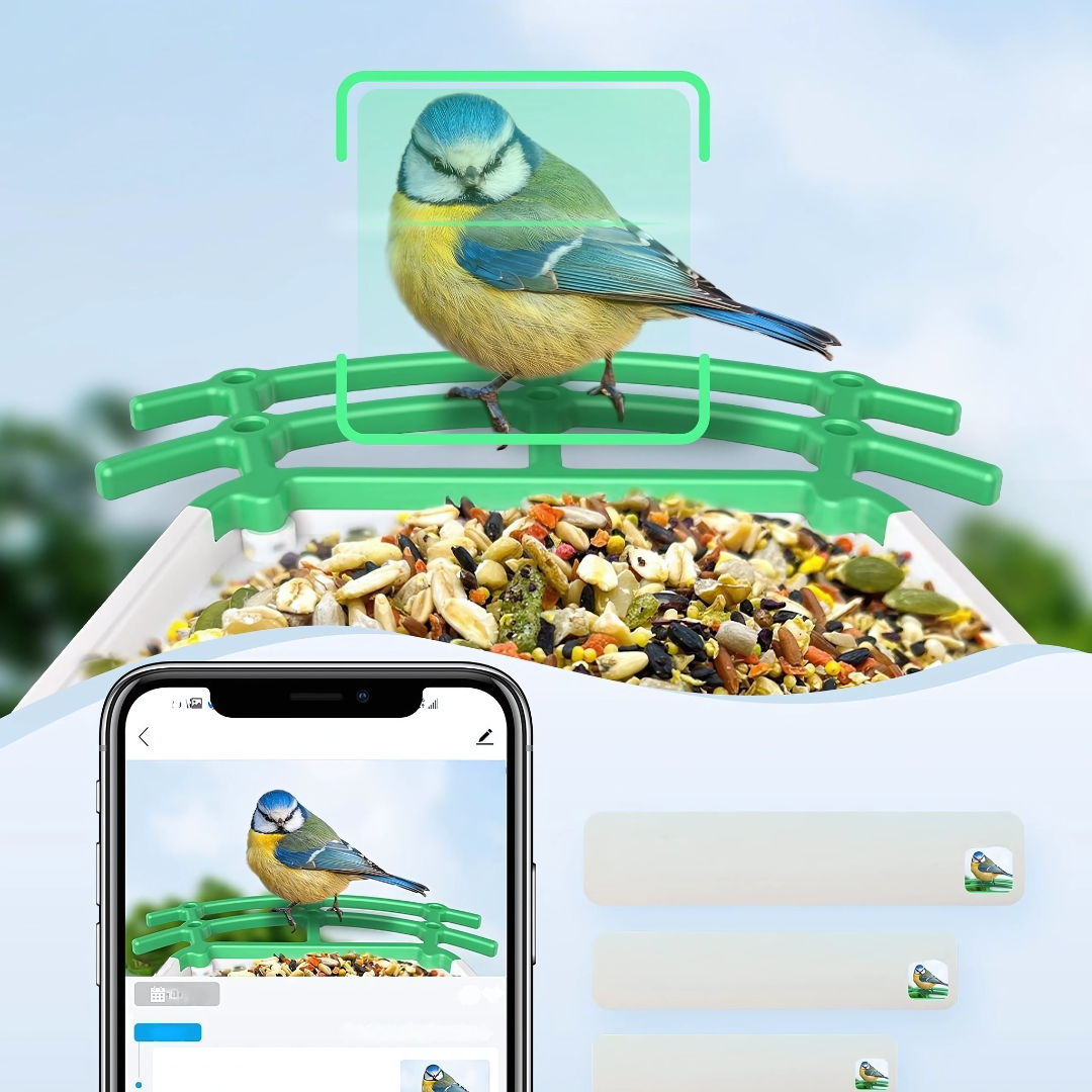 Vogelfeeder met Camera en Zonne-energie