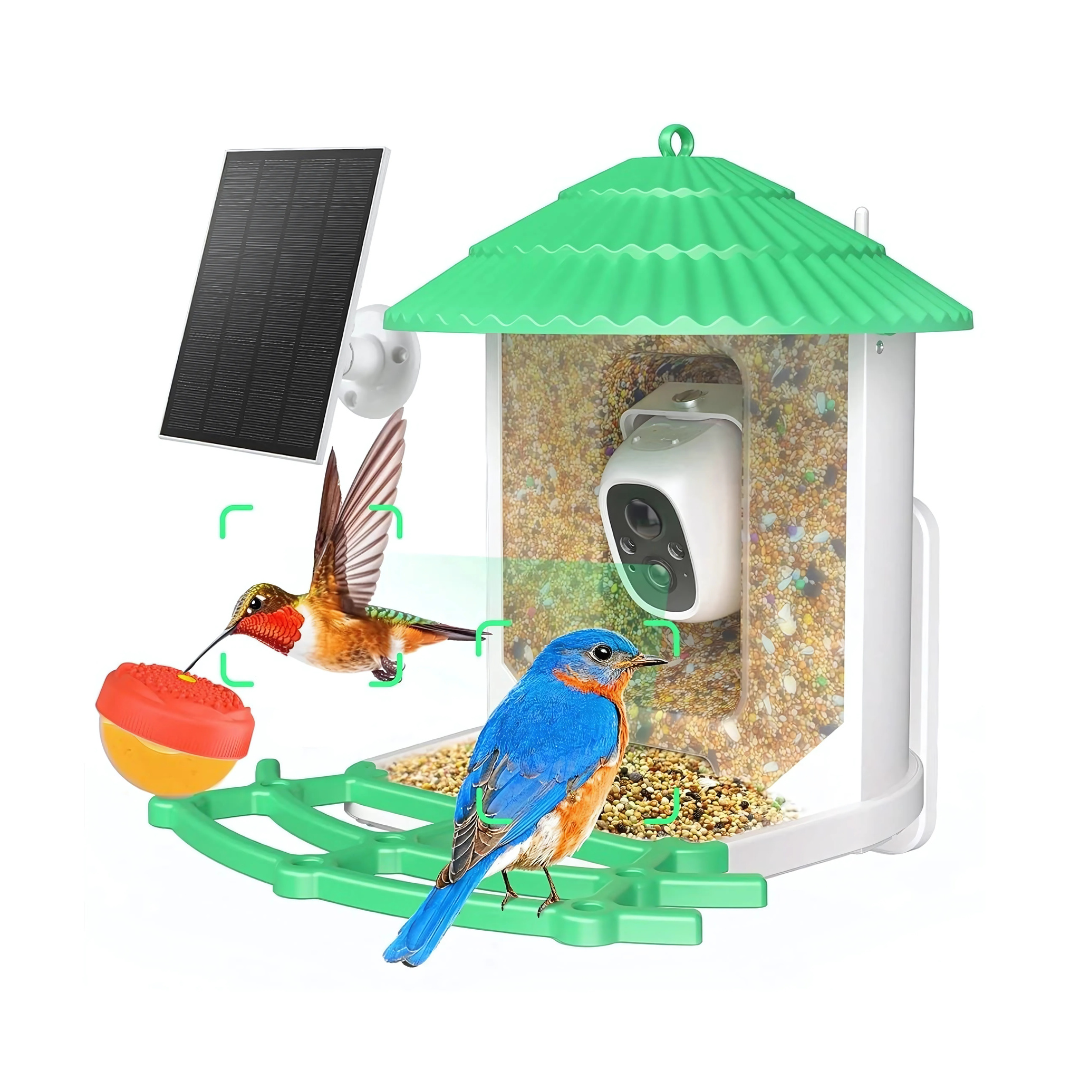 Vogelfeeder met Camera en Zonne-energie