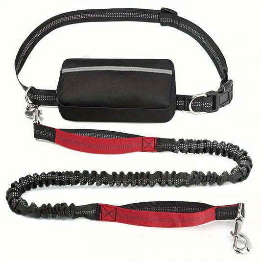 Vrijhands wandelset met lijn en tas