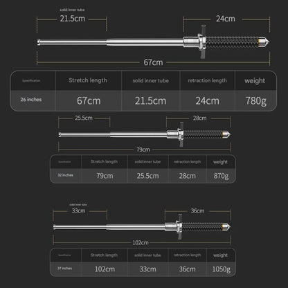 Wandelstok Verstelbaar Hiking Stick