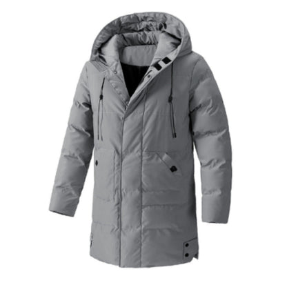 Heren Pufferjack met Capuchon – Warm Gewatteerd Jack met Meerdere Zakken