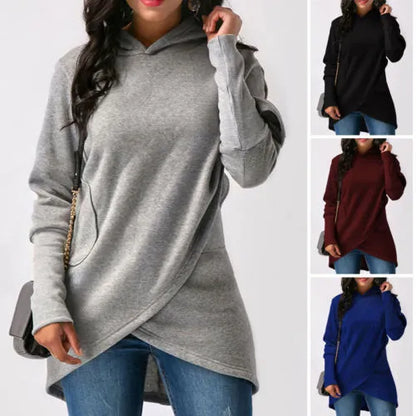 Asymmetrische Hoodie Dames – Trendy Zoom Hoodie voor Casual en Sportieve Stijl