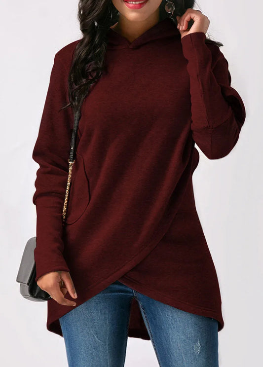 Asymmetrische Hoodie Dames – Trendy Zoom Hoodie voor Casual en Sportieve Stijl