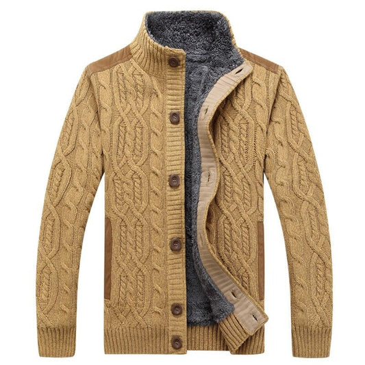 Heren vest met pluche voering – Gebreid warm en stijlvol voor elke gelegenheid
