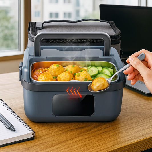 Zelfverwarmende Lunchbox Draagbaar Roestvrij Staal