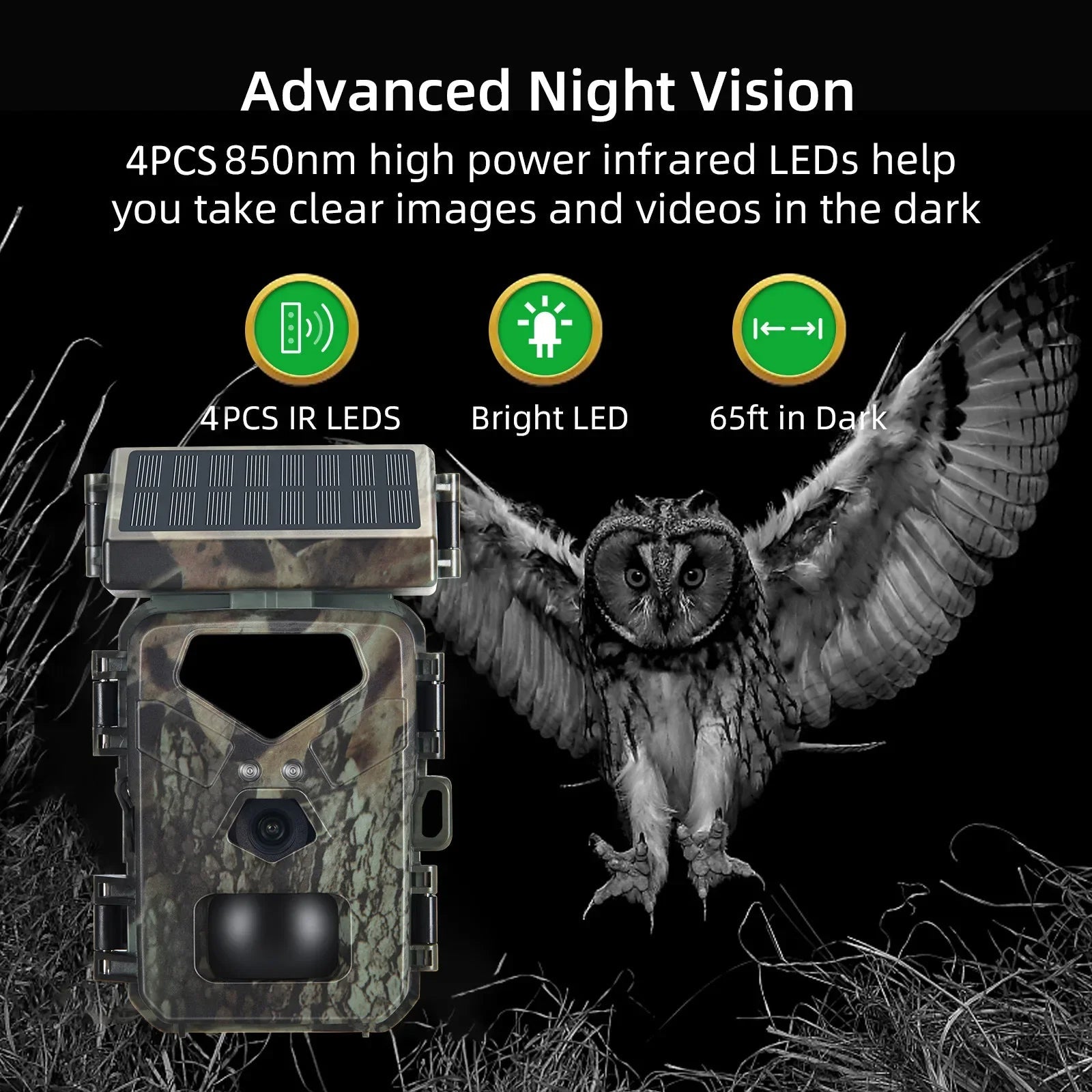 Zonne-energie Trailcamera Compact
