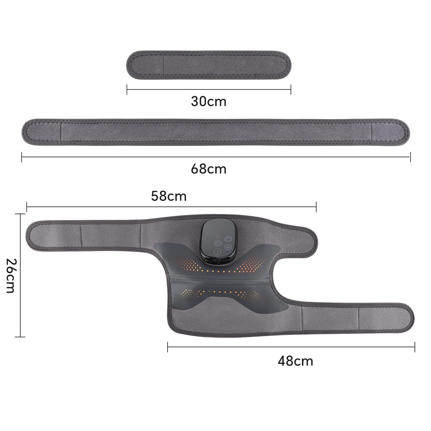 Lichttherapie LED Knieband met Vibratie