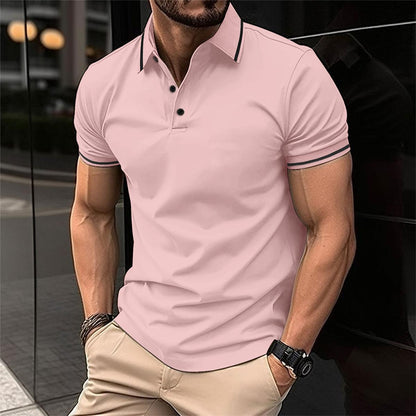 Korte Mouw Polo Hemd Heren – Stijlvol Poloshirt Katoen voor Casual en Sportief Gebruik