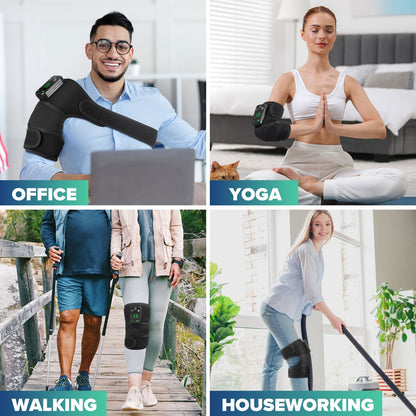 Kniebeschermers Schouderbeschermers Elleboogbeschermers Set 3-in-1