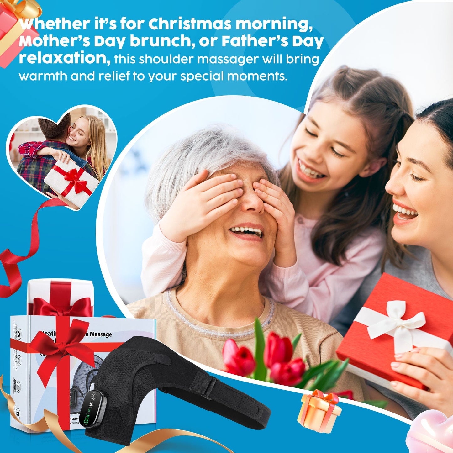 Verwarmd Schouderwrap Therapieapparaat