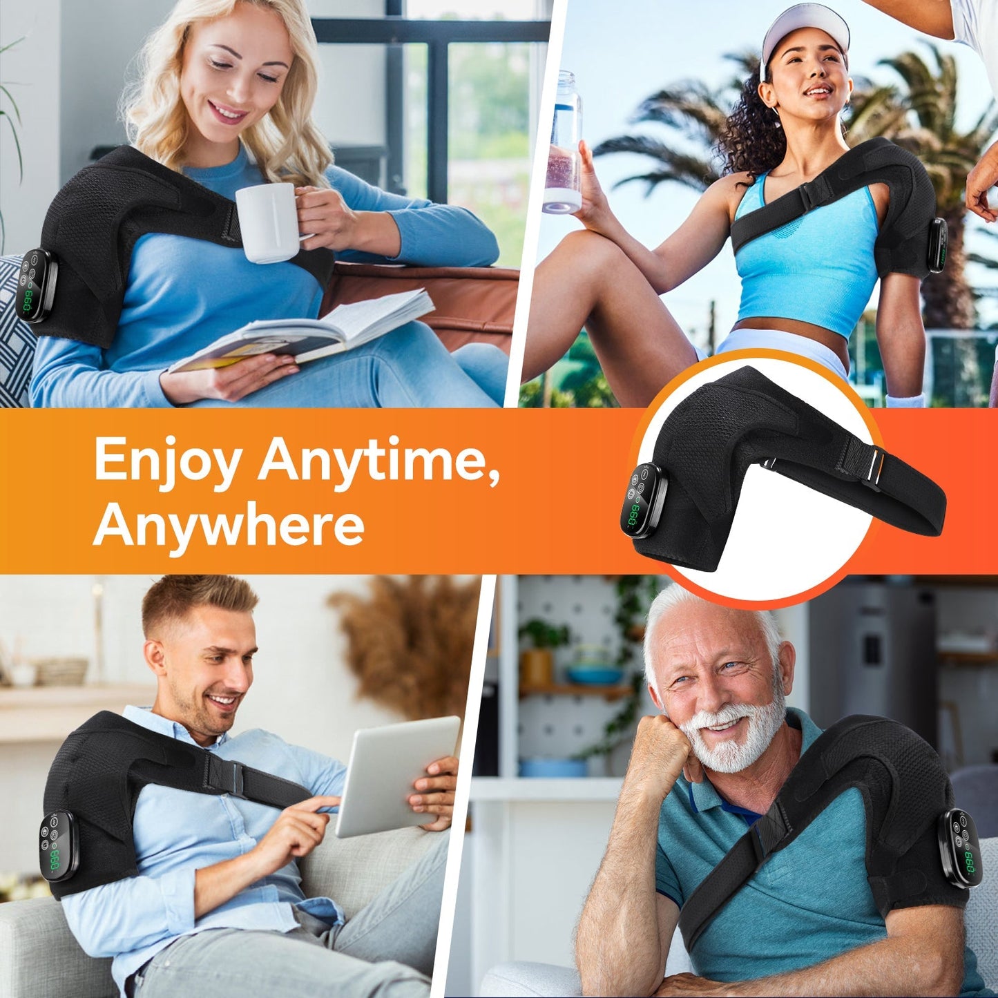 Roodlichttherapie Schoudermassager 660nm 850nm