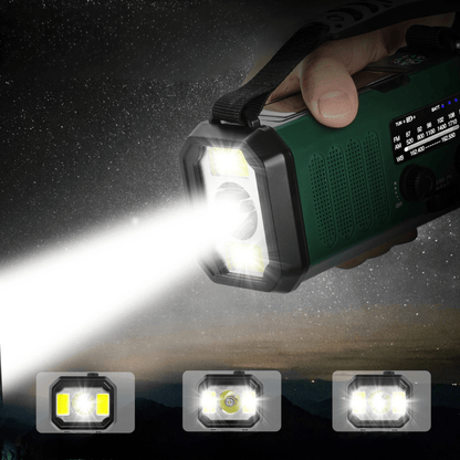 Zonne-energie USB Oplader Noodradio