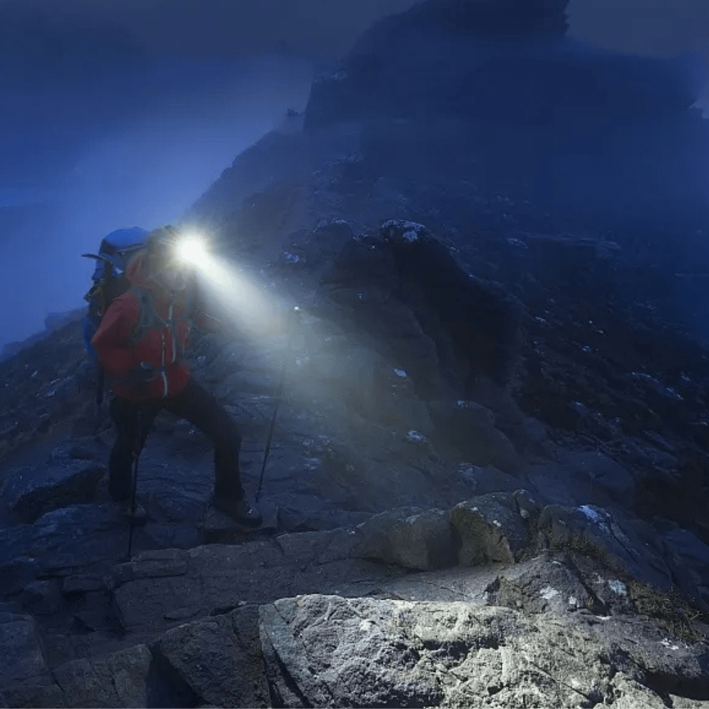 Oplaadbare Waterdichte LED Hoofdlamp Zoomfunctie